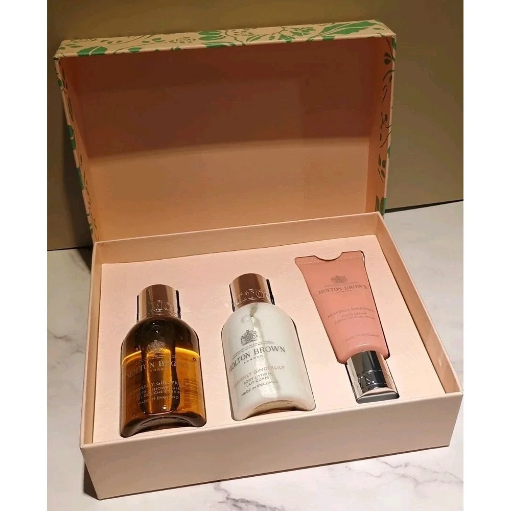 NEW MOLTON BROWN Heavenly Gingerlily Travel Body‎ & Hand Collection Gift Box